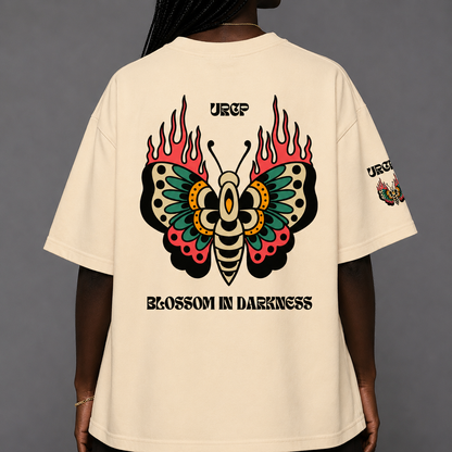 BLOSSOM IN DARKNESS UNISEX TEE (back design)