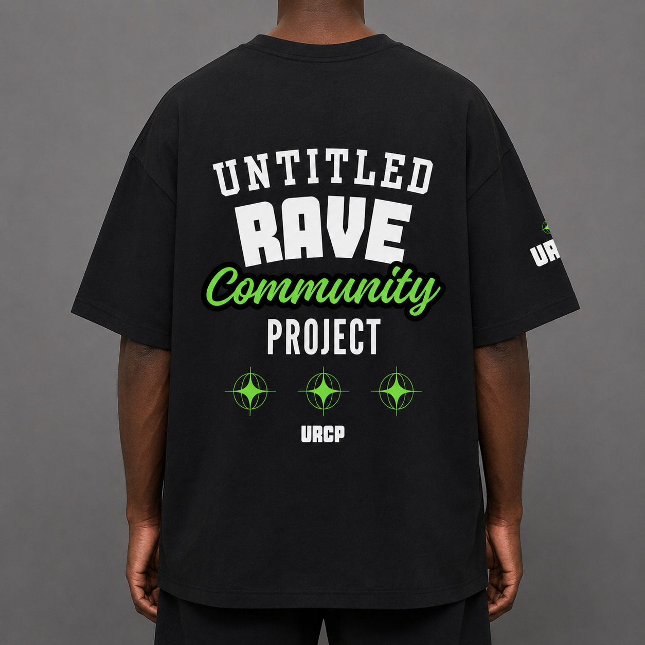 UNTITLED RAVE COMMUNITY PROJECT UNISEX TEE (back design)