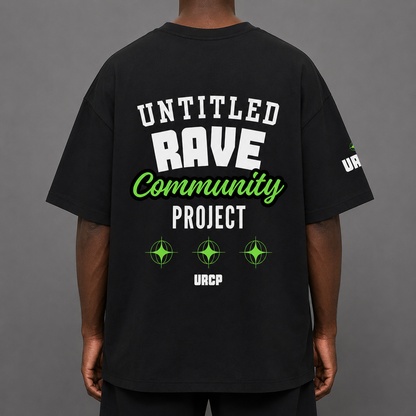 UNTITLED RAVE COMMUNITY PROJECT UNISEX TEE (back design)