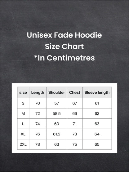 URCP Logo OG Unisex Fade Hoodie - FRONT PRINT (multiple colours)