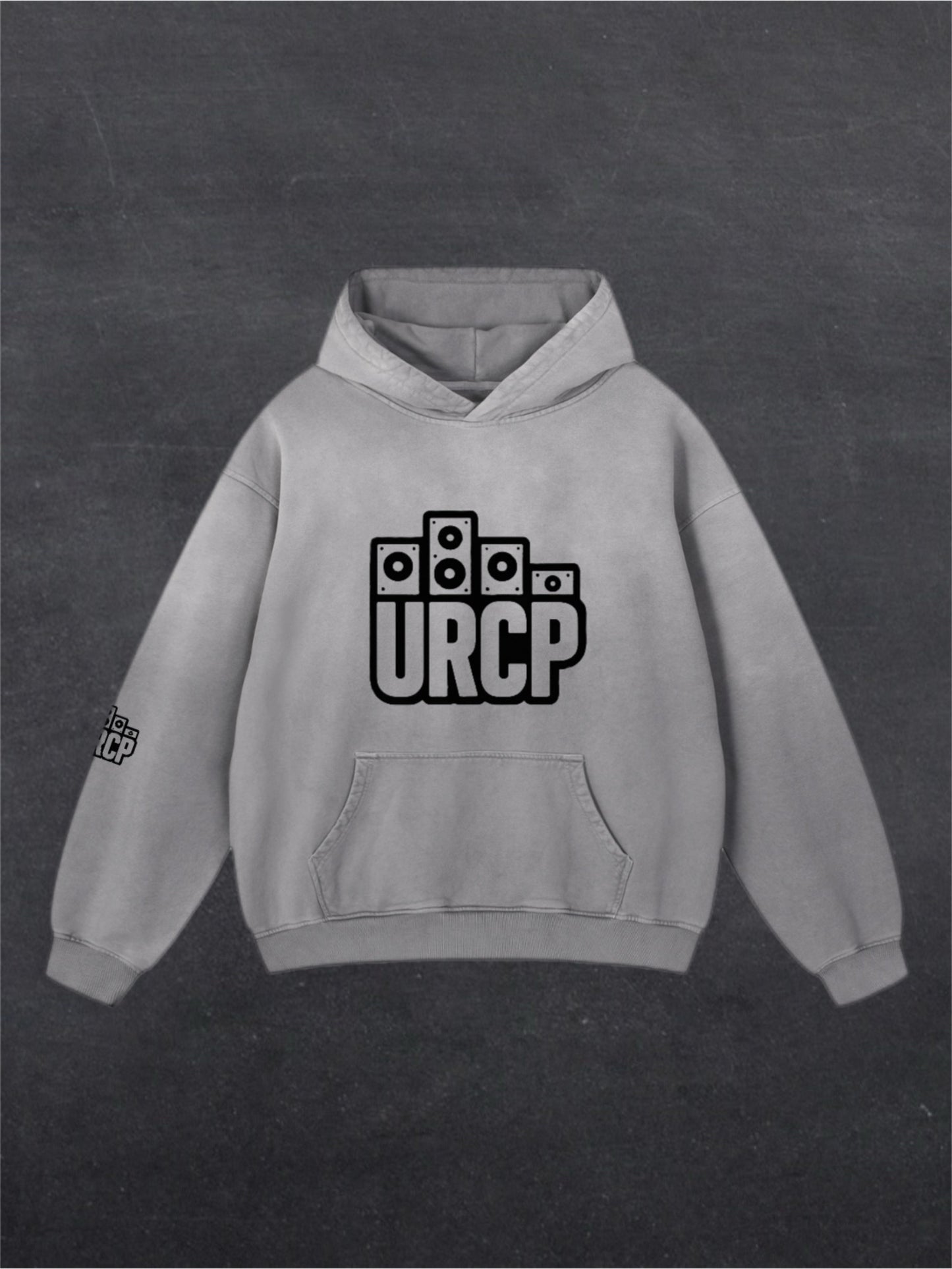 URCP Logo OG Unisex Fade Hoodie - FRONT PRINT (multiple colours)