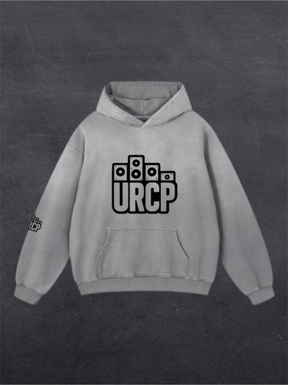 URCP Logo OG Unisex Fade Hoodie - FRONT PRINT (multiple colours)