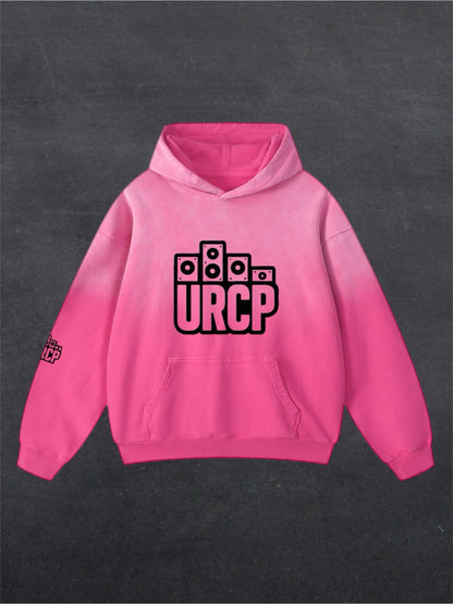 URCP Logo OG Unisex Fade Hoodie - FRONT PRINT (multiple colours)