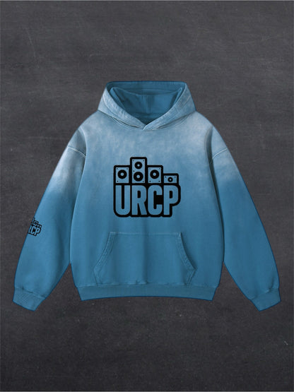URCP Logo OG Unisex Fade Hoodie - FRONT PRINT (multiple colours)