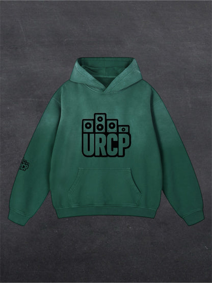 URCP Logo OG Unisex Fade Hoodie - FRONT PRINT (multiple colours)