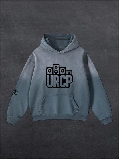 URCP Logo OG Unisex Fade Hoodie - FRONT PRINT (multiple colours)