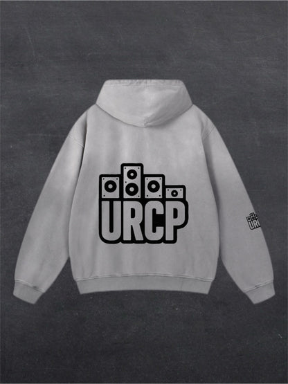 URCP Logo OG Unisex Fade Hoodie - BACK PRINT (multiple colours)