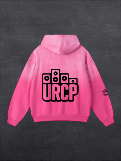 URCP Logo OG Unisex Fade Hoodie - BACK PRINT (multiple colours)