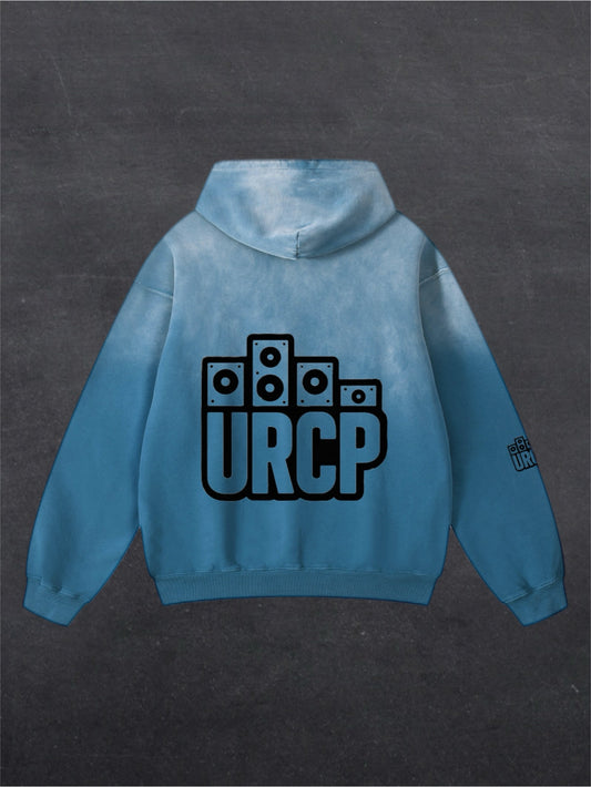 URCP Logo OG Unisex Fade Hoodie - BACK PRINT (multiple colours)