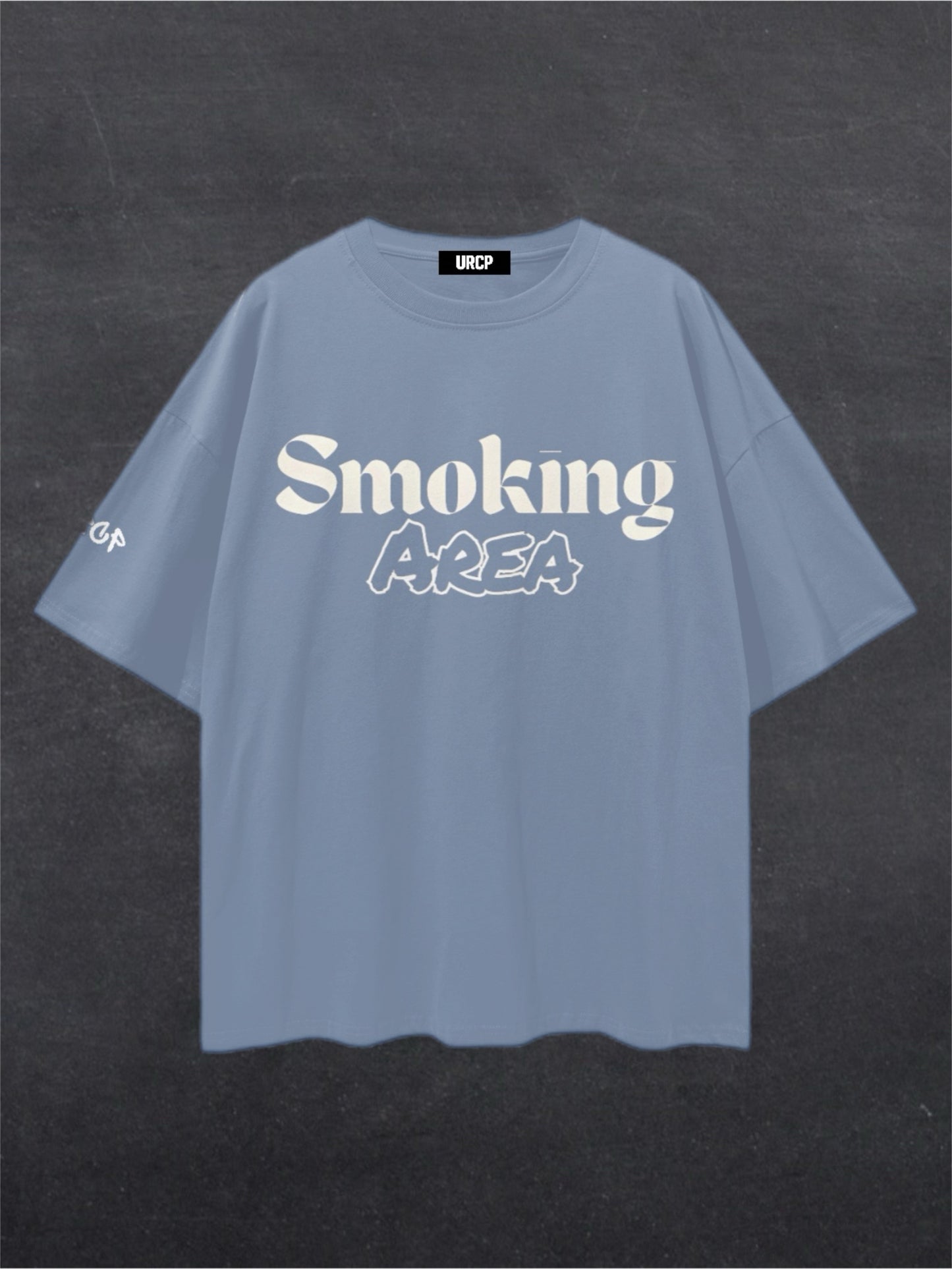 SMOKING AREA UNISEX TEE - FRONT PRINT (multiple colours)