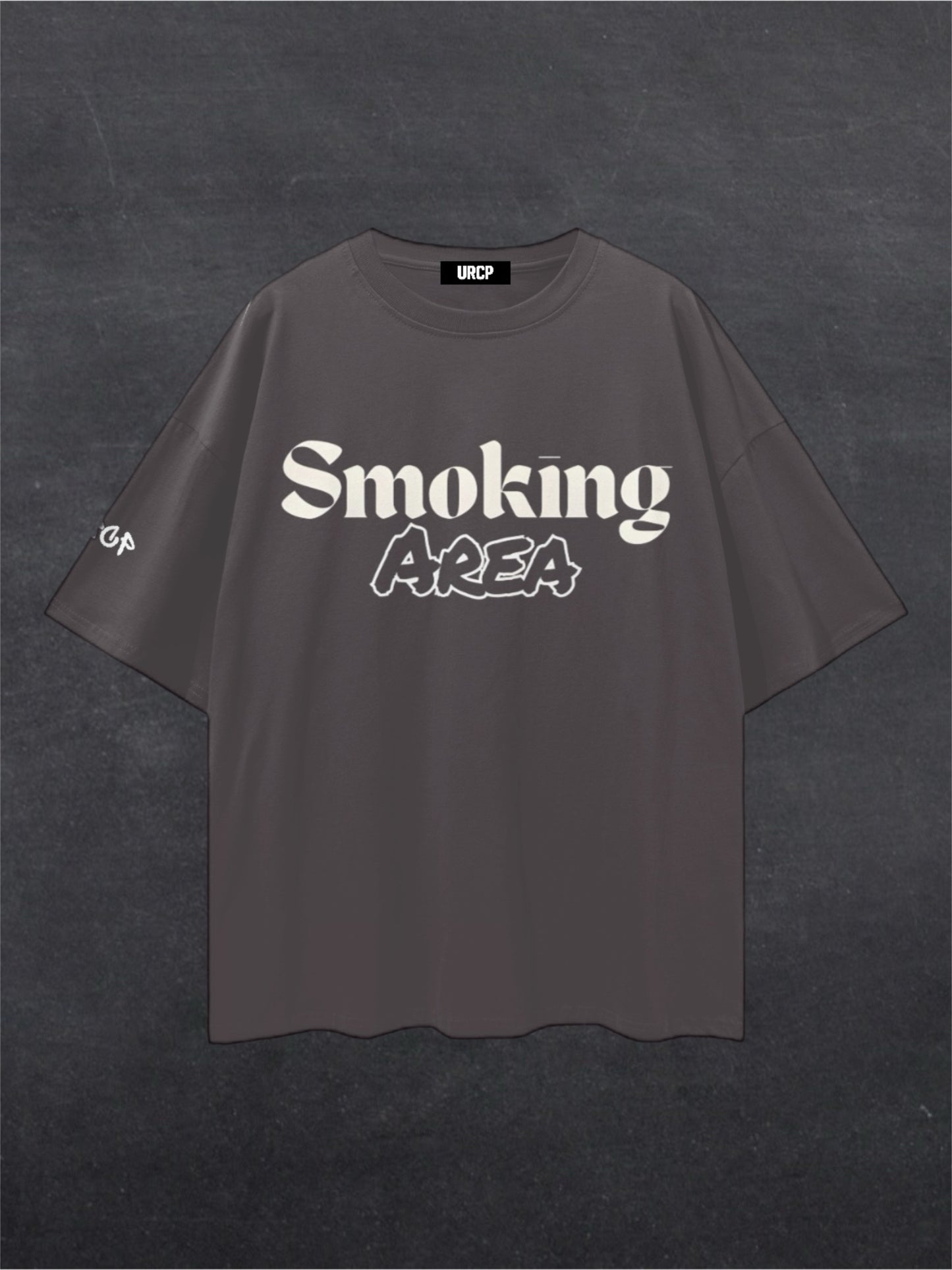 SMOKING AREA UNISEX TEE - FRONT PRINT (multiple colours)