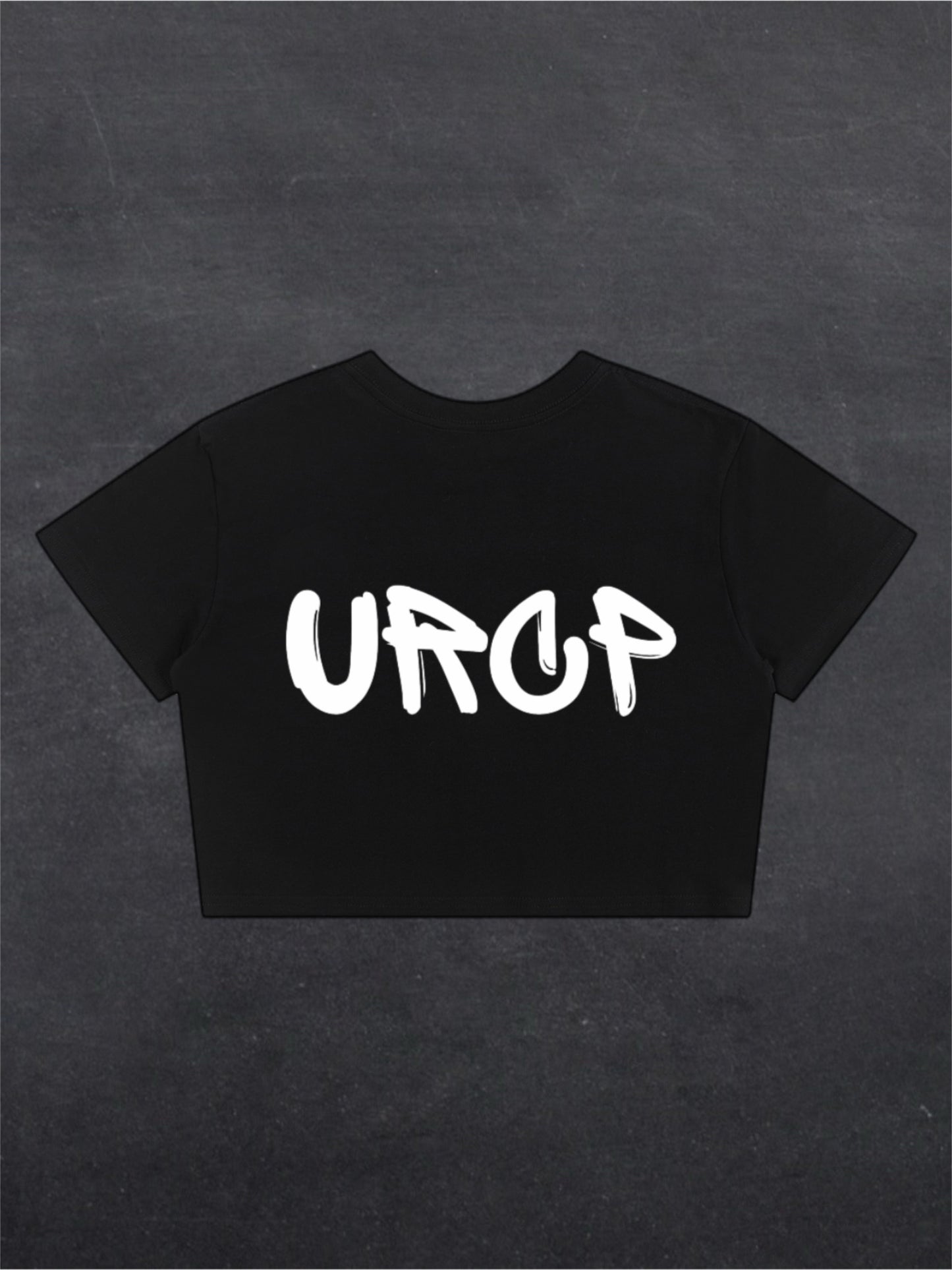 URCP GRAFFITI CROPPED TEE - BACK PRINT (black)
