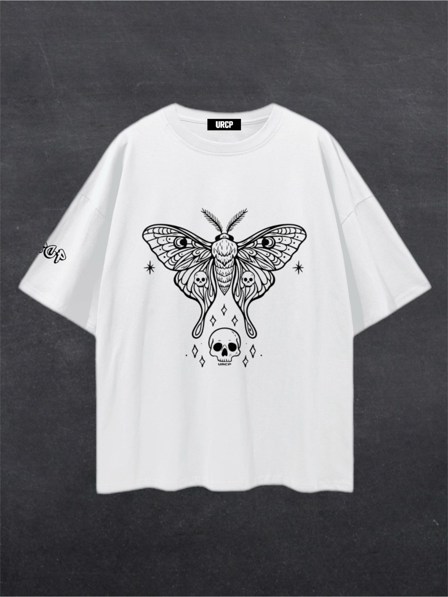 SKULL MOTH UNISEX - FRONT PRINT (multiple colours)