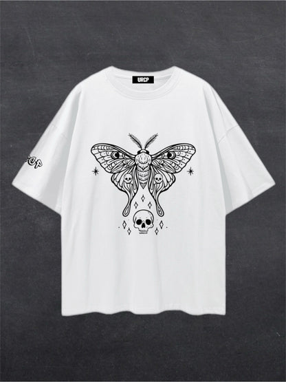 SKULL MOTH UNISEX - FRONT PRINT (multiple colours)
