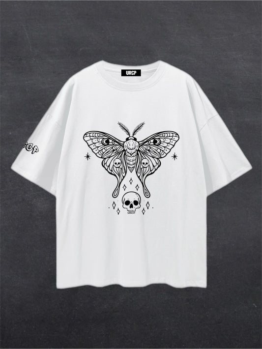 SKULL MOTH UNISEX - FRONT PRINT (multiple colours)