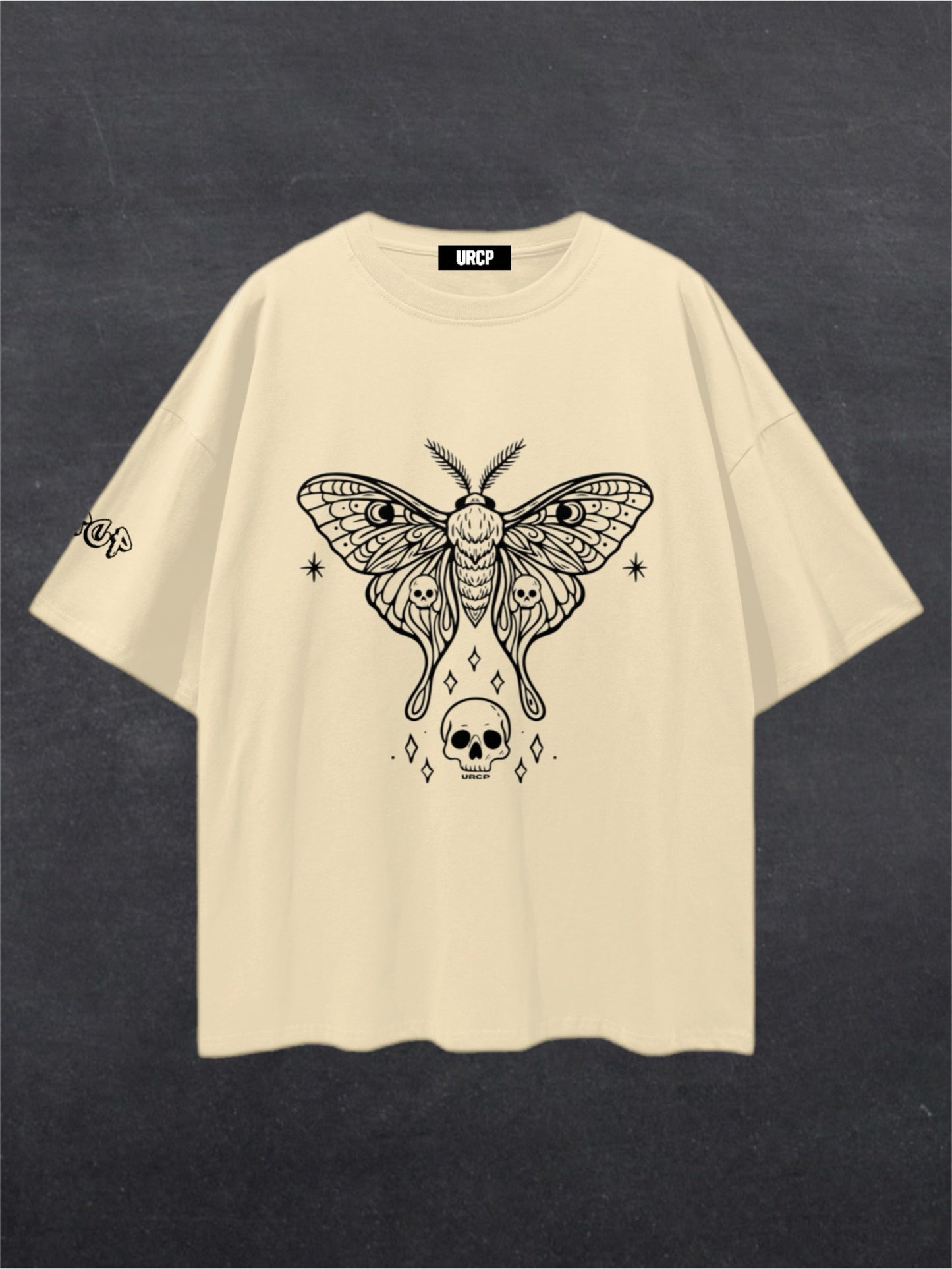 SKULL MOTH UNISEX - FRONT PRINT (multiple colours)