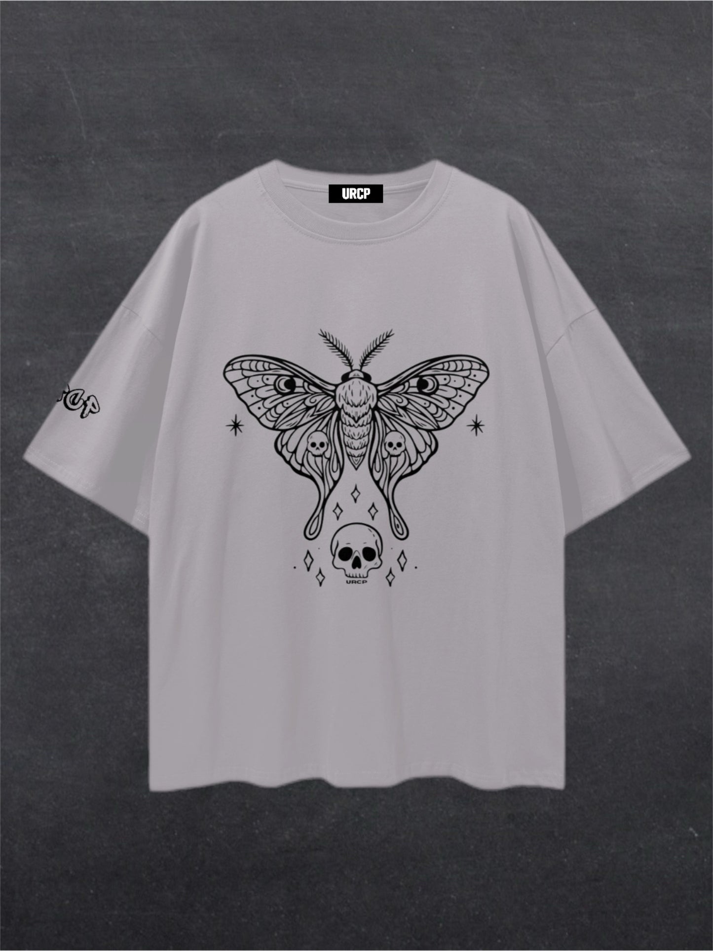 SKULL MOTH UNISEX - FRONT PRINT (multiple colours)