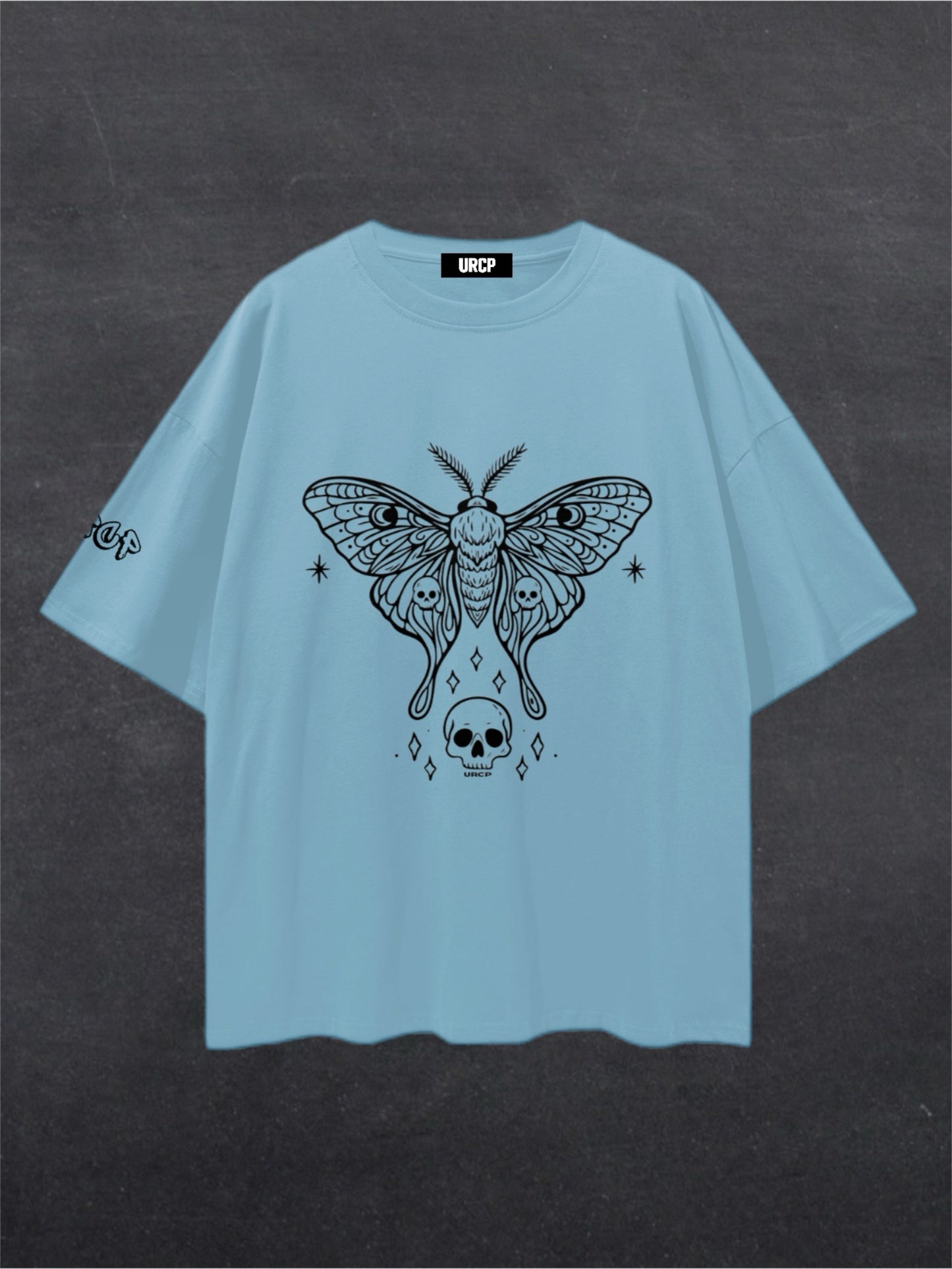 SKULL MOTH UNISEX - FRONT PRINT (multiple colours)