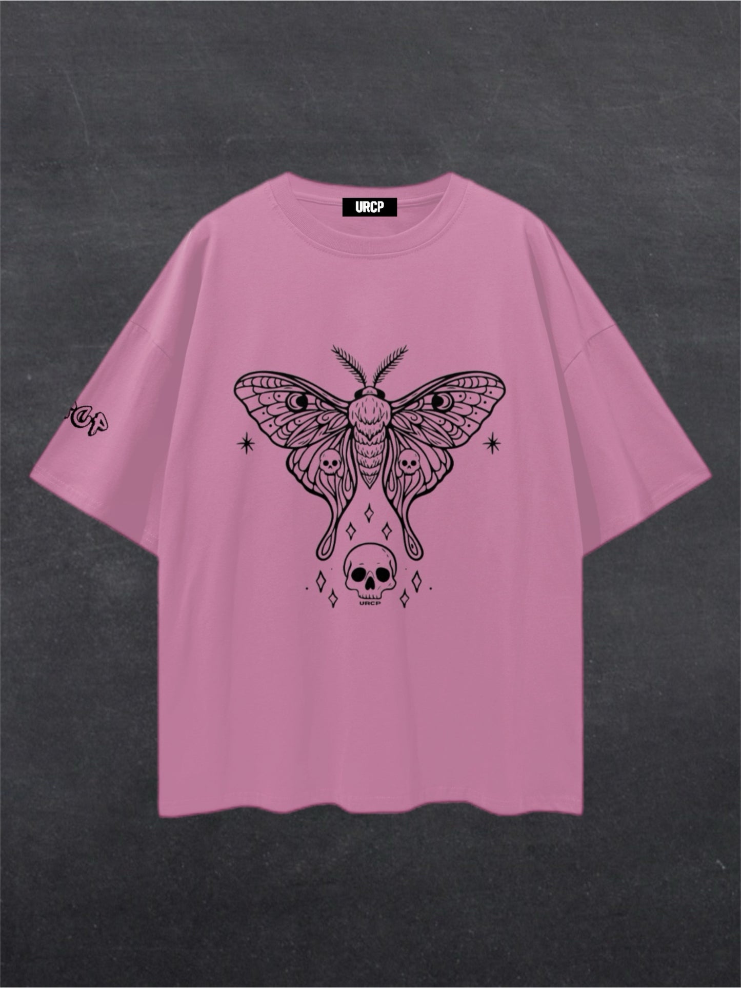 SKULL MOTH UNISEX - FRONT PRINT (multiple colours)