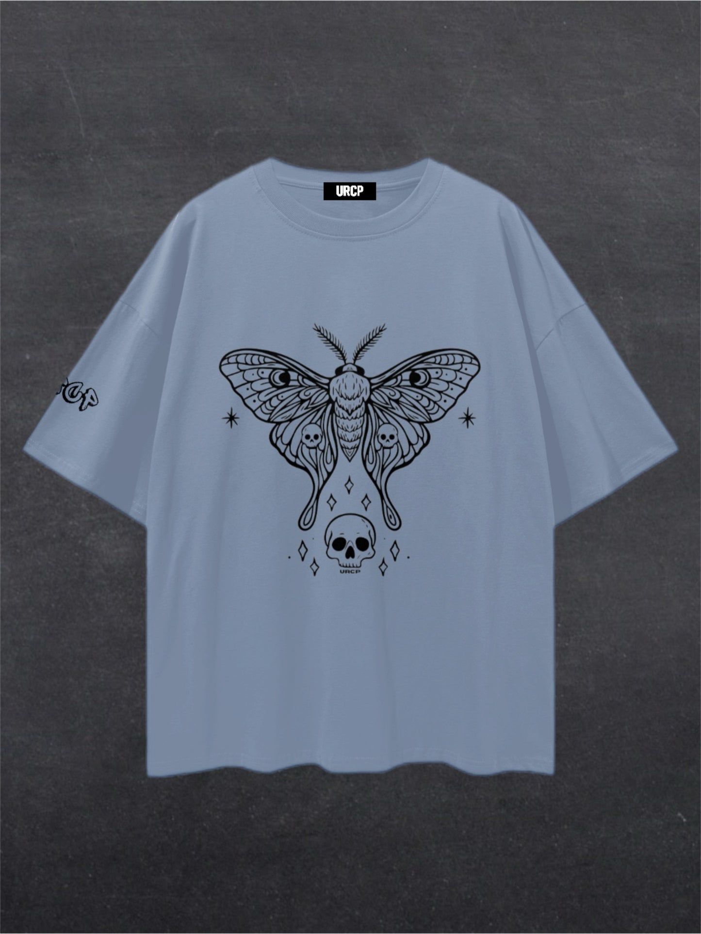 SKULL MOTH UNISEX - FRONT PRINT (multiple colours)