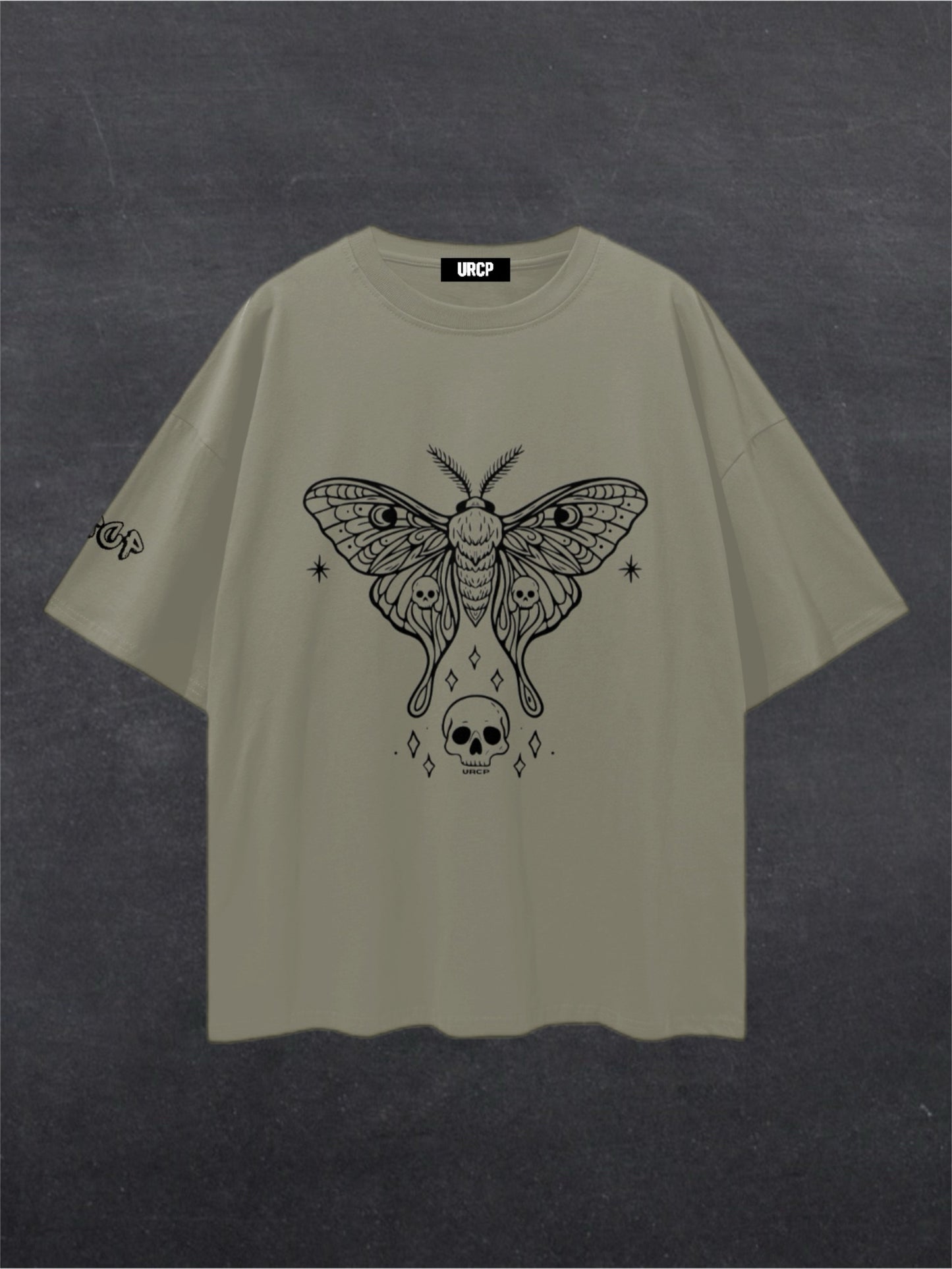 SKULL MOTH UNISEX - FRONT PRINT (multiple colours)