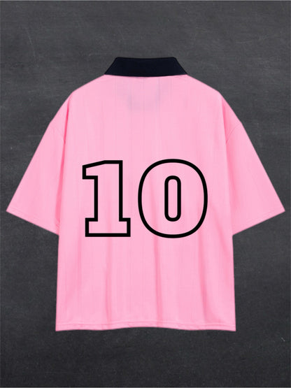 URCP 10 UNISEX POLO JERSEY (pink/white)