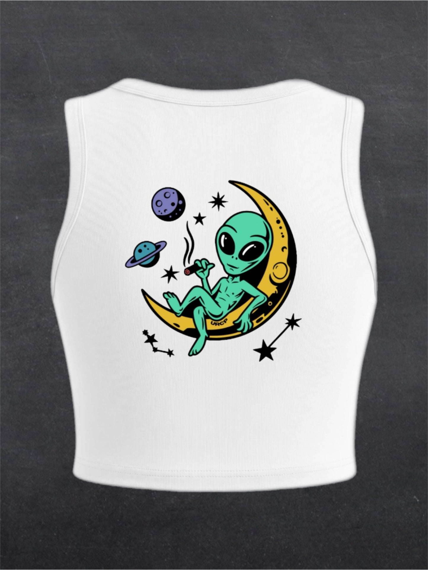 Blaze Alien Crewneck Crop Top - BACK PRINT (multiple colours)