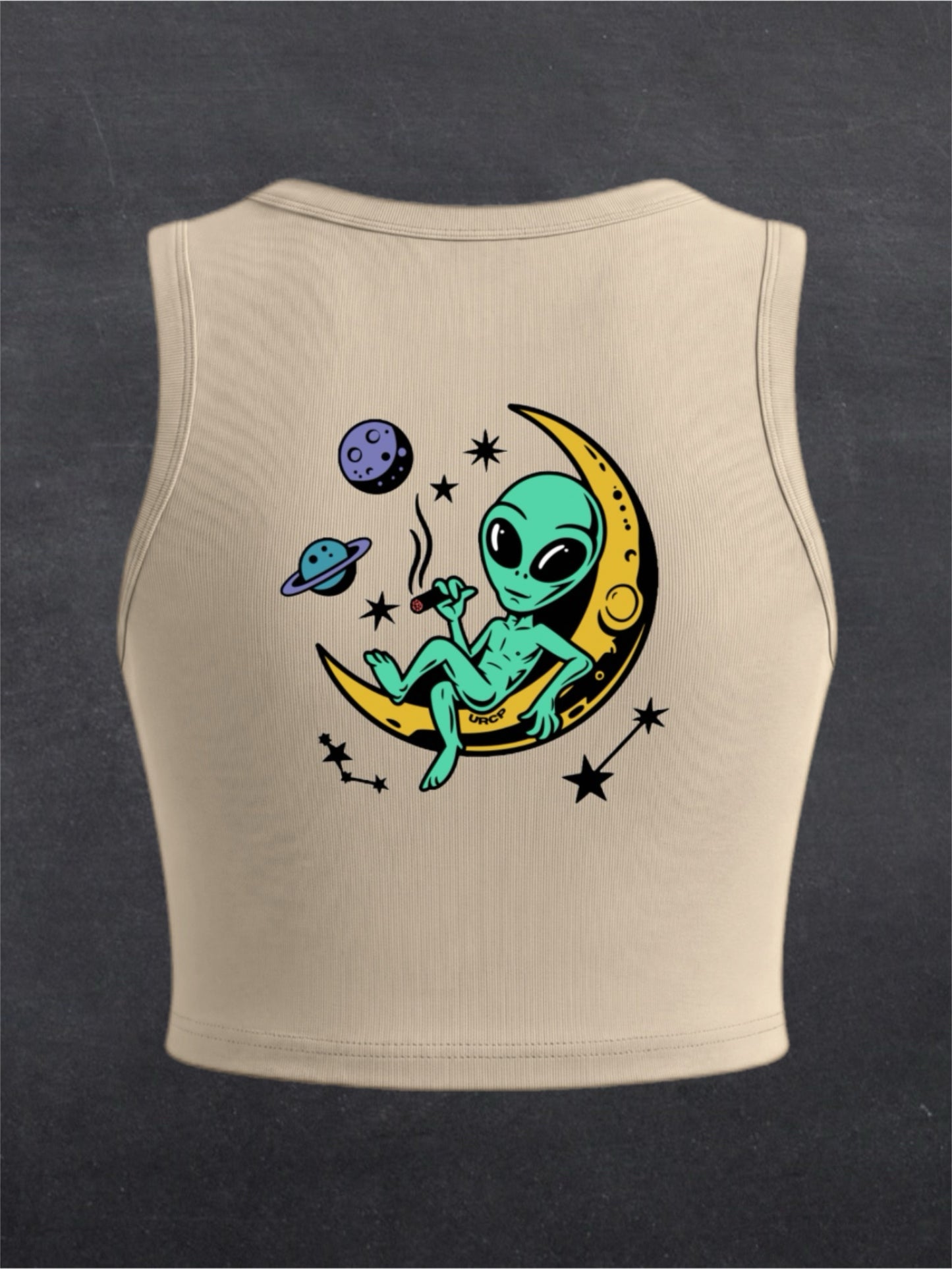 Blaze Alien Crewneck Crop Top - BACK PRINT (multiple colours)