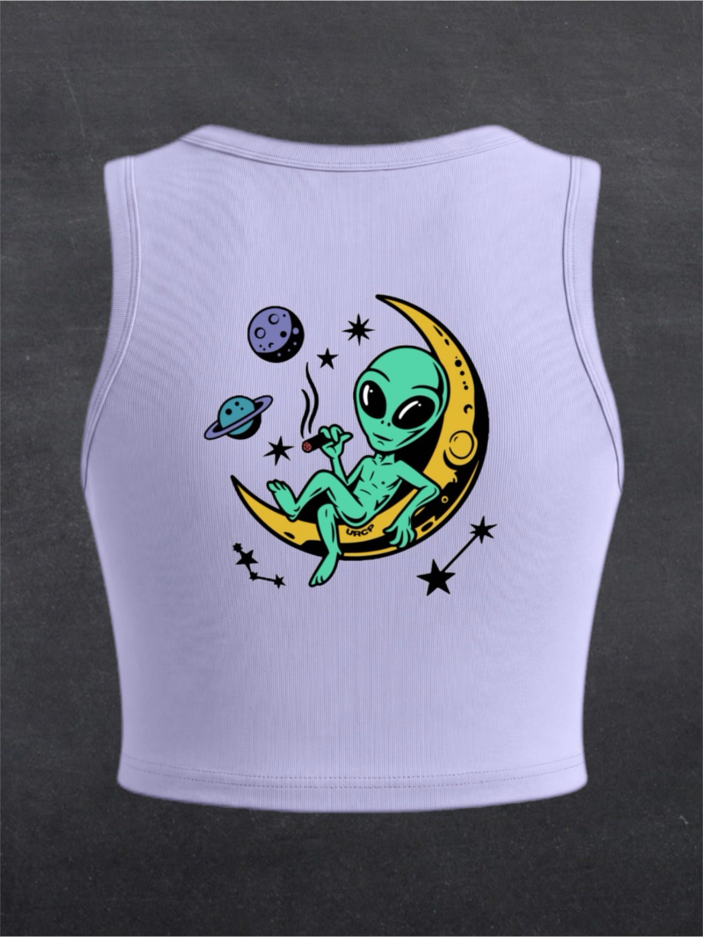 Blaze Alien Crewneck Crop Top - BACK PRINT (multiple colours)