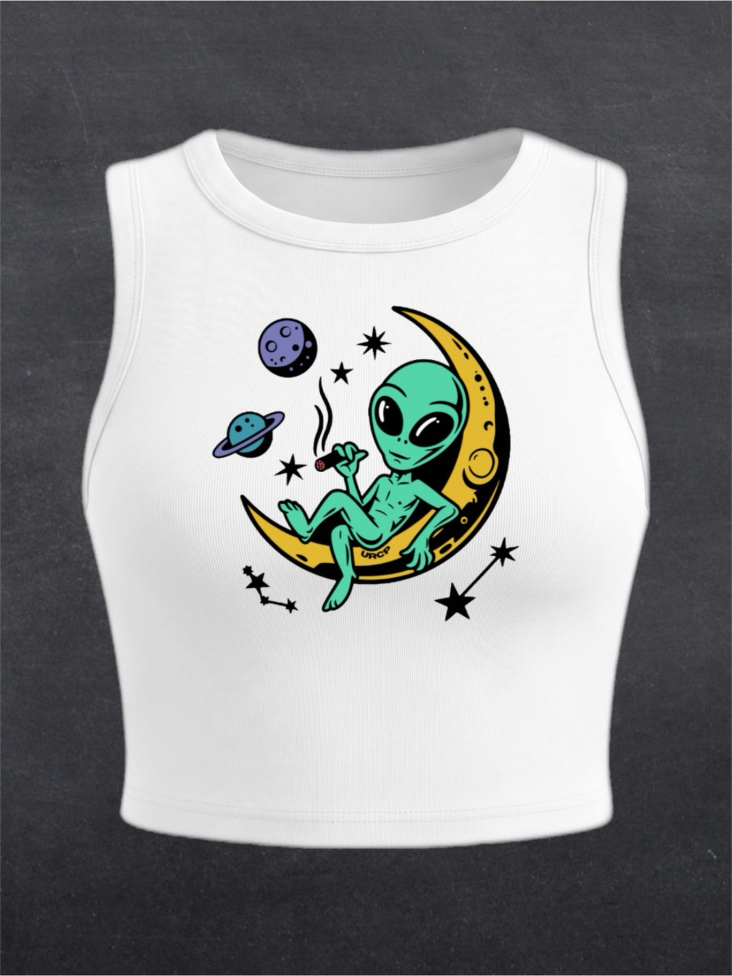 Blaze Alien Crewneck Crop Top - FRONT PRINT (multiple colours)