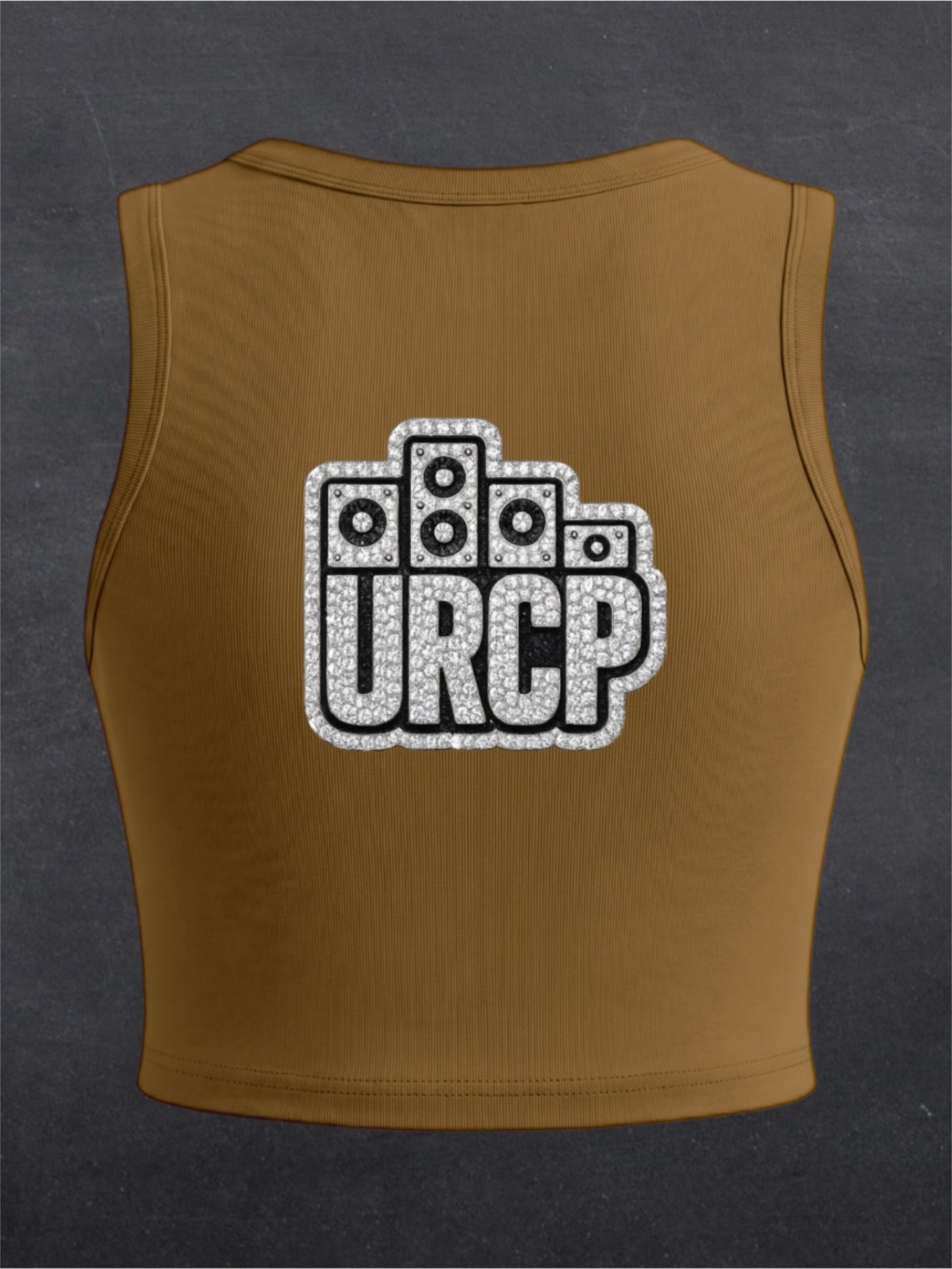 URCP Diamond Logo Crewneck Crop Top - BACK PRINT (multiple colours)