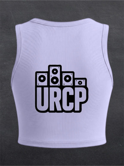 URCP OG Logo Crewneck Crop Top - BACK PRINT (multiple colours)