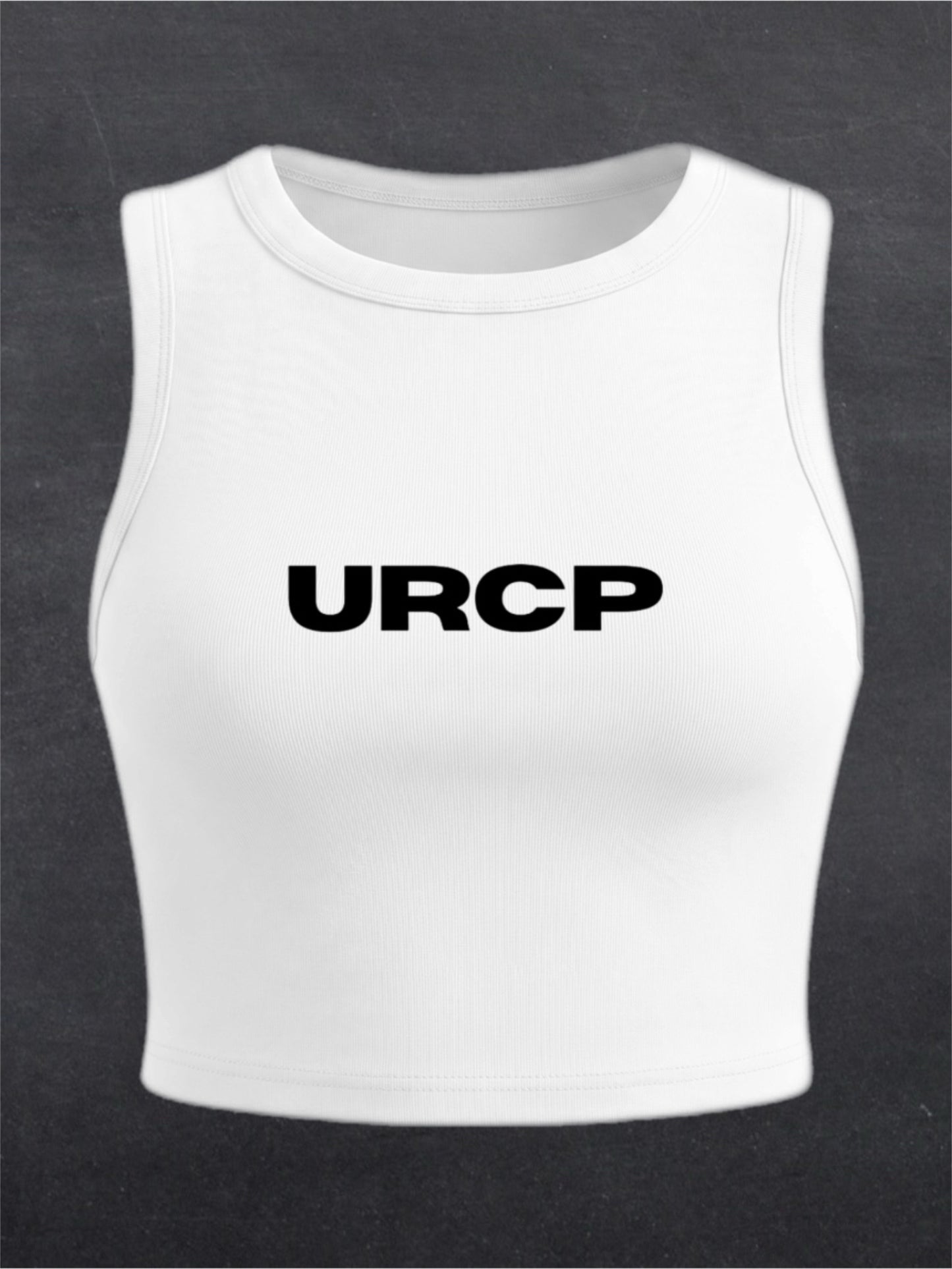 URCP Crewneck Crop Top - FRONT PRINT (multiple colours)