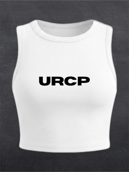 URCP Crewneck Crop Top - FRONT PRINT (multiple colours)