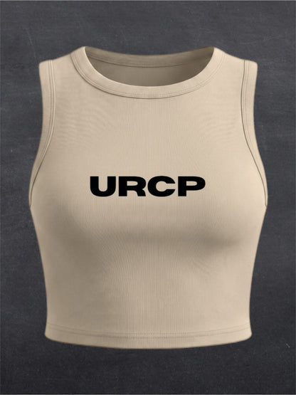 URCP Crewneck Crop Top - FRONT PRINT (multiple colours)