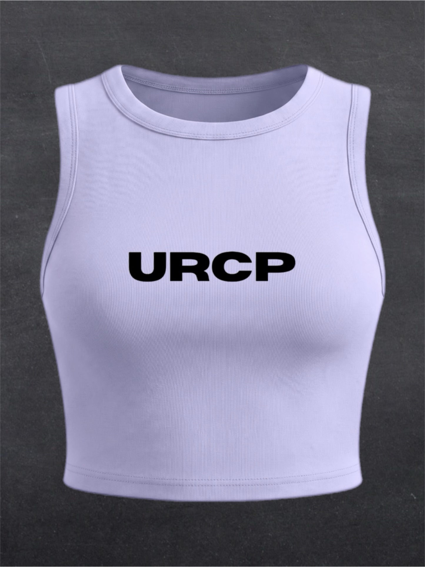 URCP Crewneck Crop Top - FRONT PRINT (multiple colours)