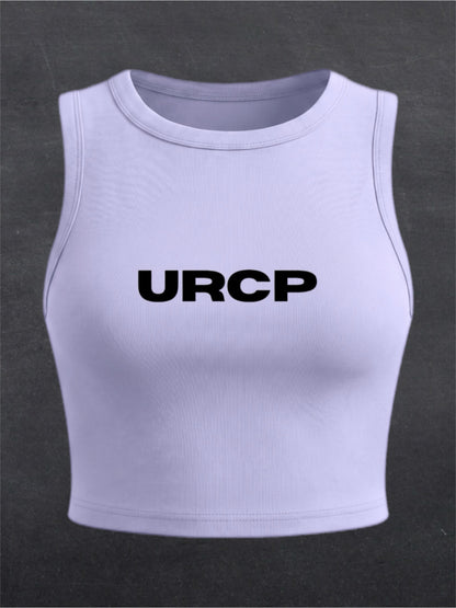 URCP Crewneck Crop Top - FRONT PRINT (multiple colours)