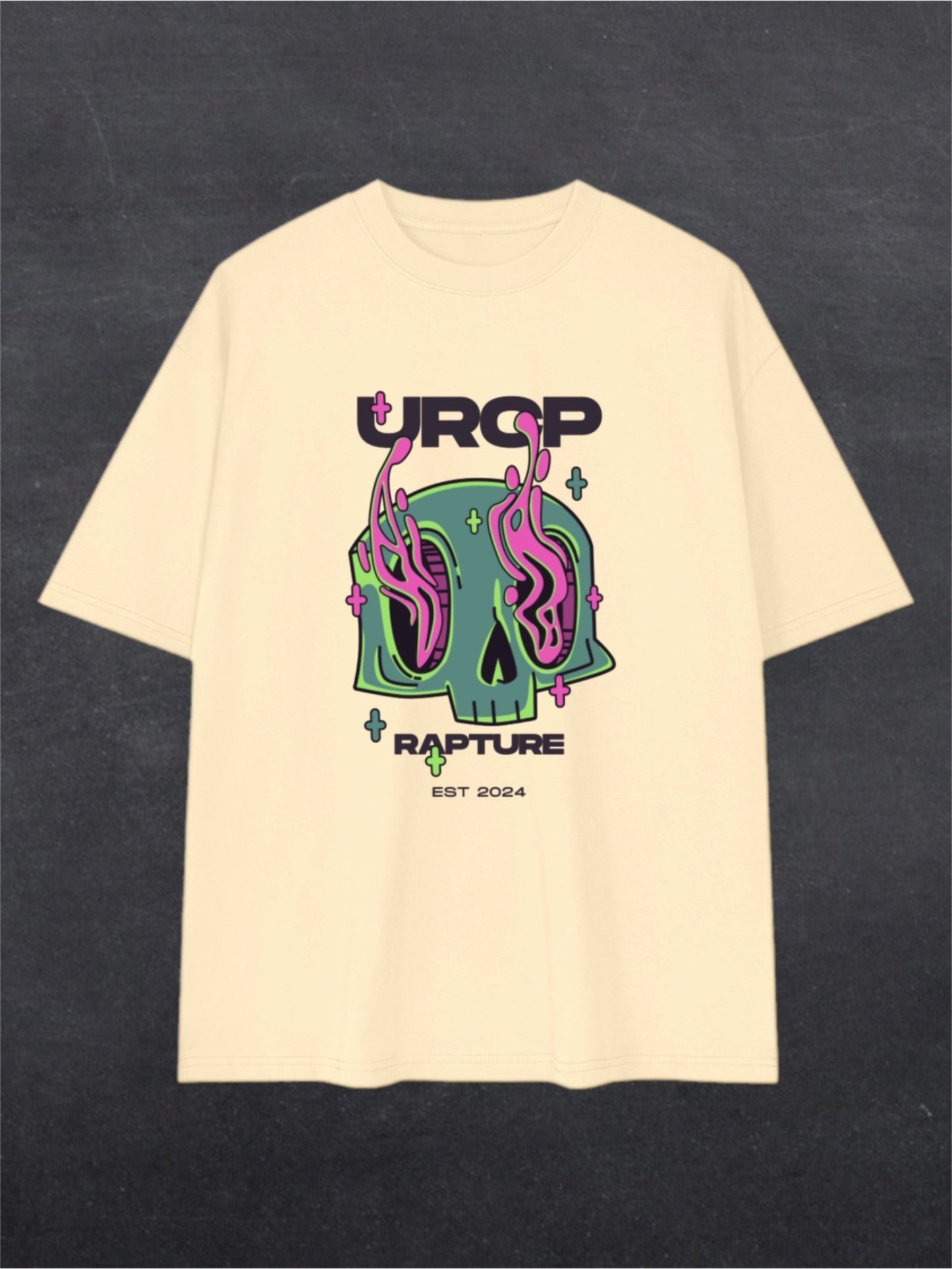 RAPTURE UNISEX TEE - FRONT PRINT (multiple colours)