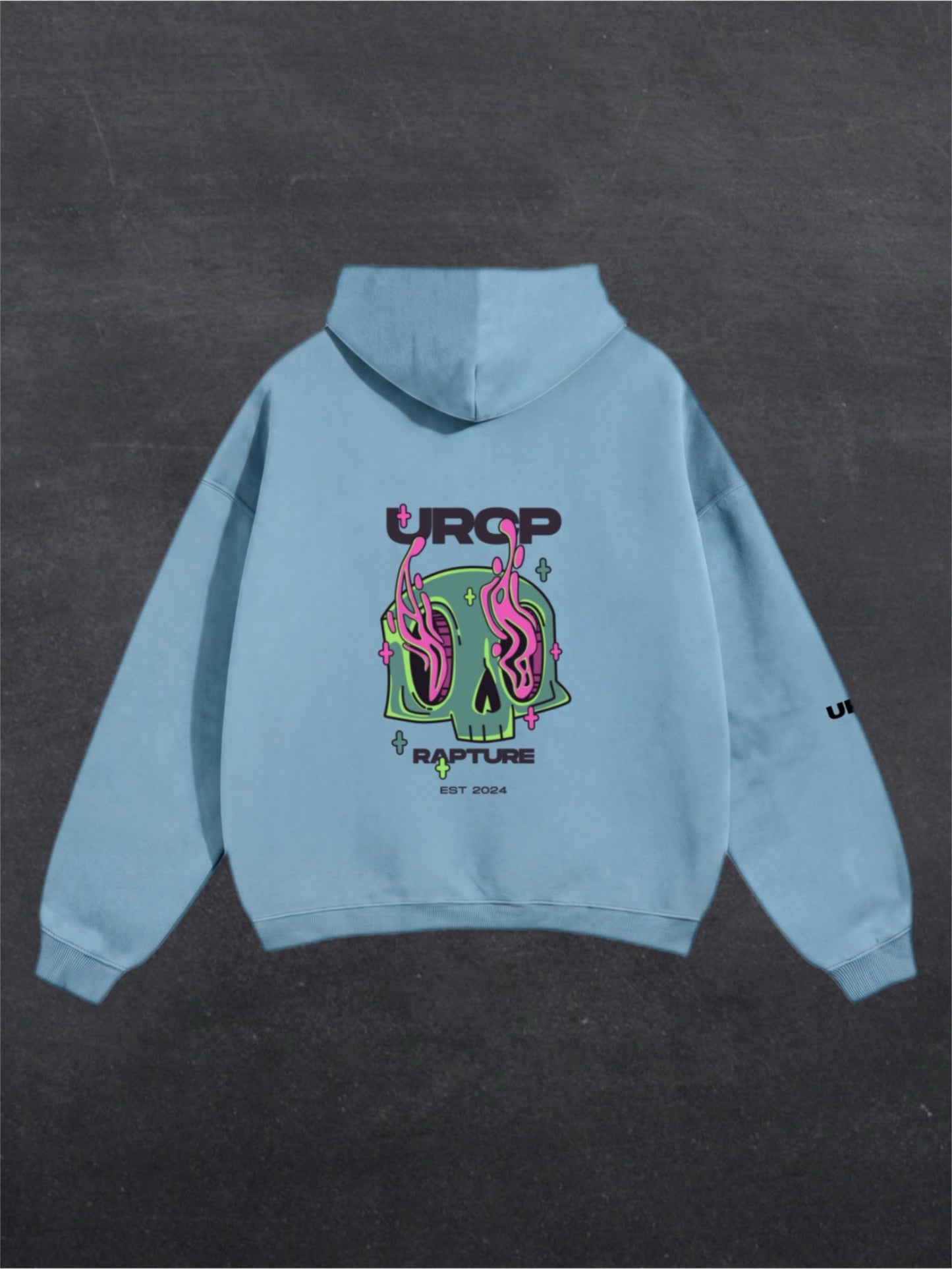 RAPTURE UNISEX HOODIE - BACK PRINT (multiple colours)