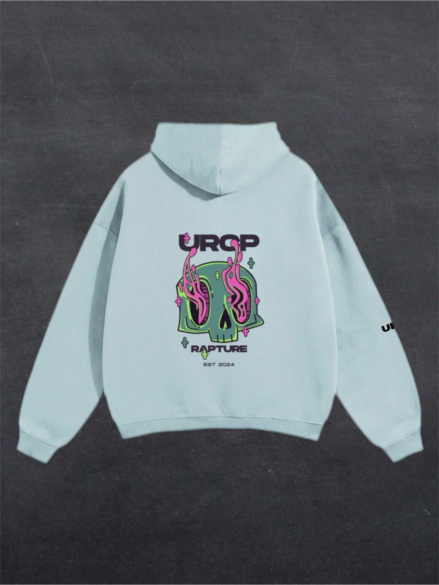 RAPTURE UNISEX HOODIE - BACK PRINT (multiple colours)