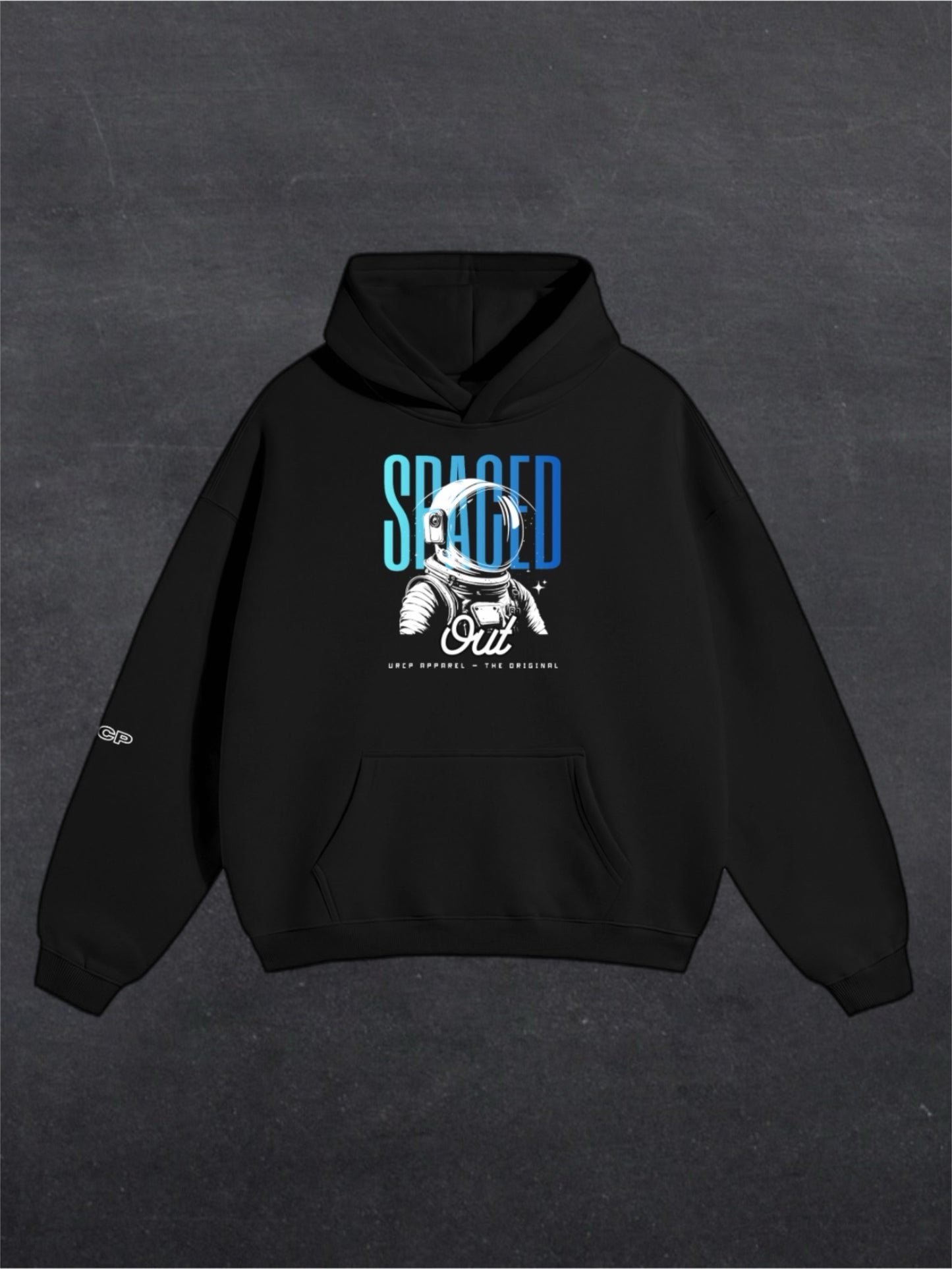 SPACED OUT ASTRONAUT UNISEX HOODIE - FRONT PRINT (multiple colours)