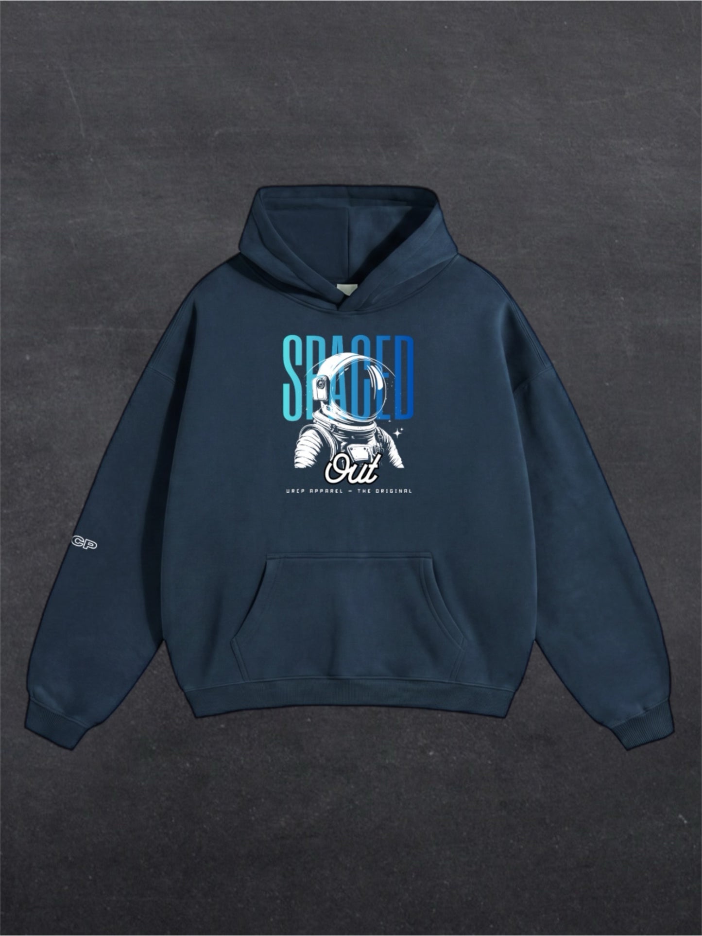 SPACED OUT ASTRONAUT UNISEX HOODIE - FRONT PRINT (multiple colours)