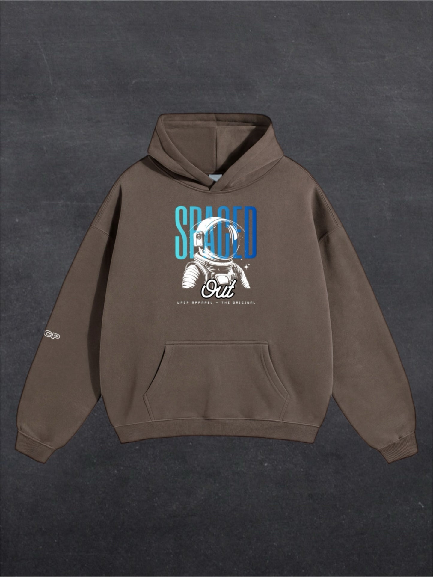 SPACED OUT ASTRONAUT UNISEX HOODIE - FRONT PRINT (multiple colours)