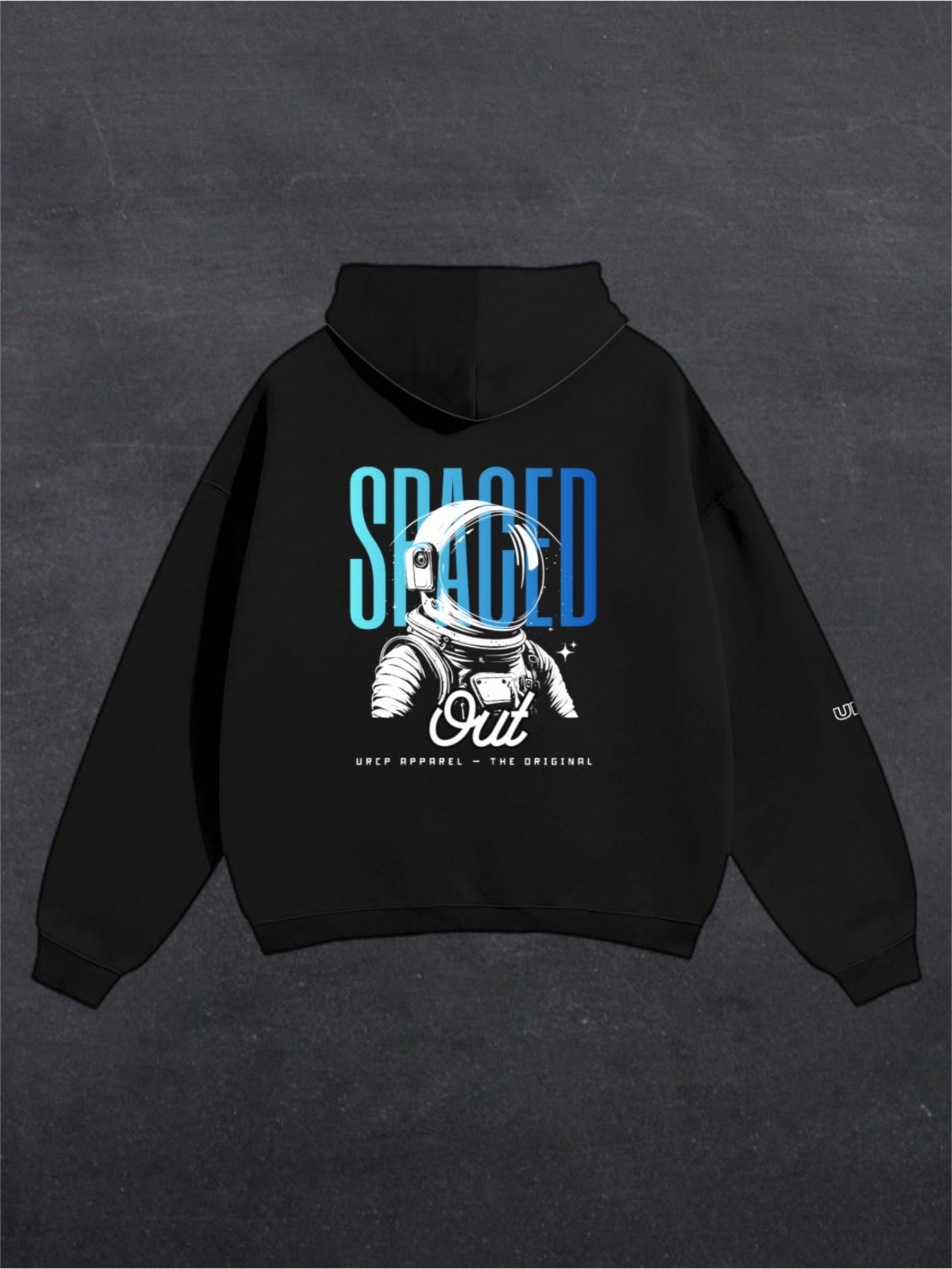 SPACED OUT ASTRONAUT UNISEX HOODIE - BACK PRINT (multiple colours)