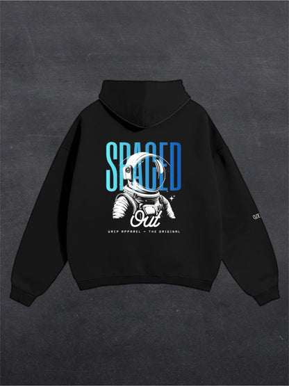 SPACED OUT ASTRONAUT UNISEX HOODIE - BACK PRINT (multiple colours)