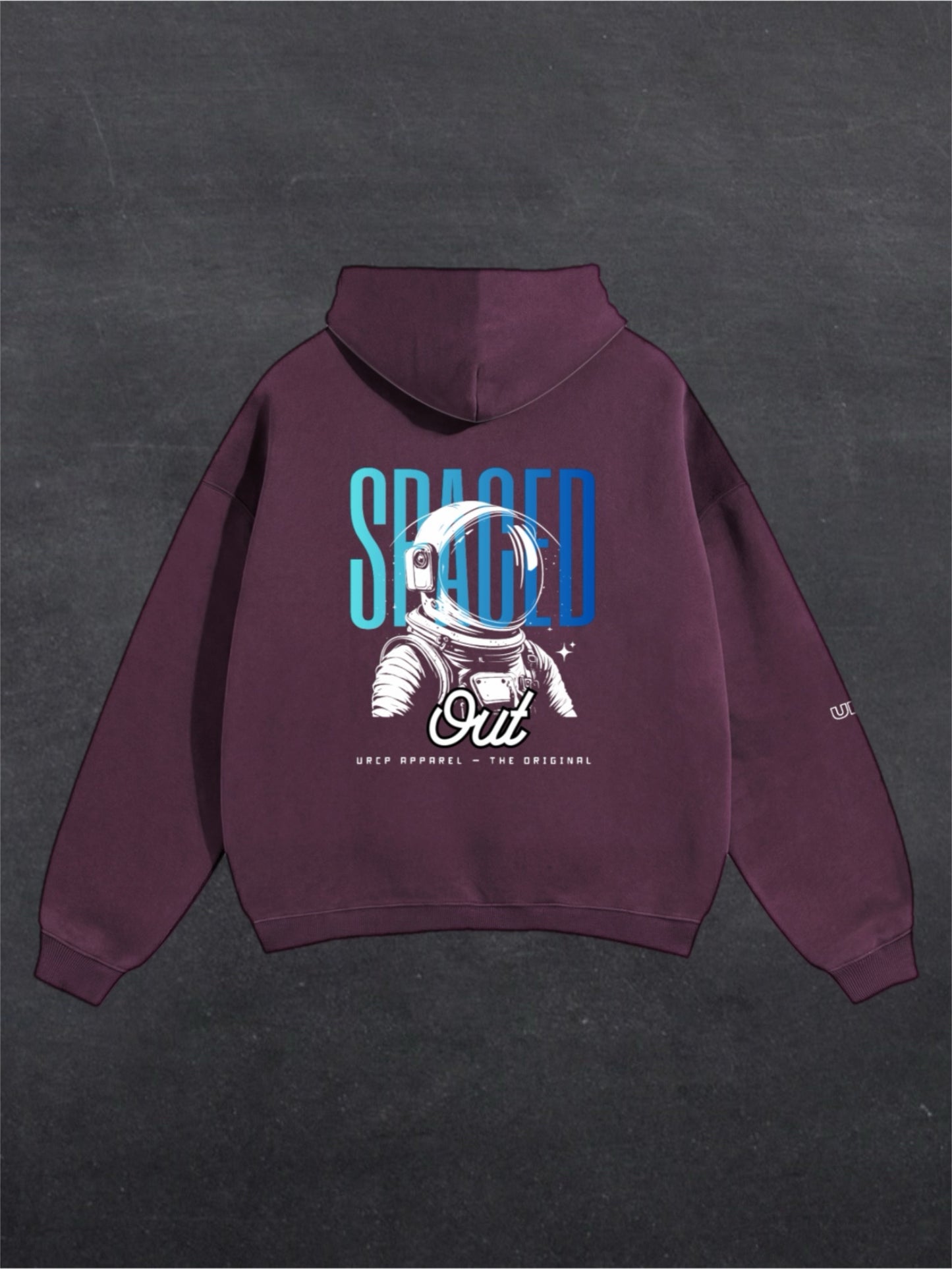 SPACED OUT ASTRONAUT UNISEX HOODIE - BACK PRINT (multiple colours)