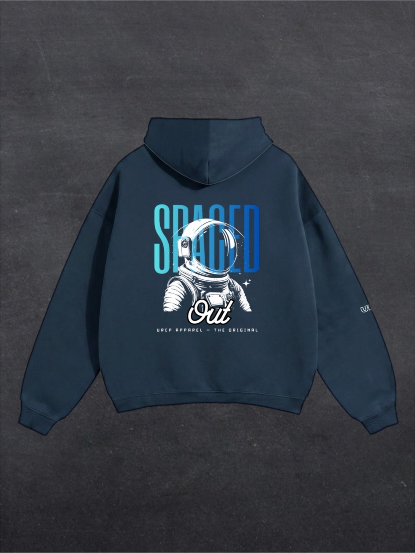 SPACED OUT ASTRONAUT UNISEX HOODIE - BACK PRINT (multiple colours)