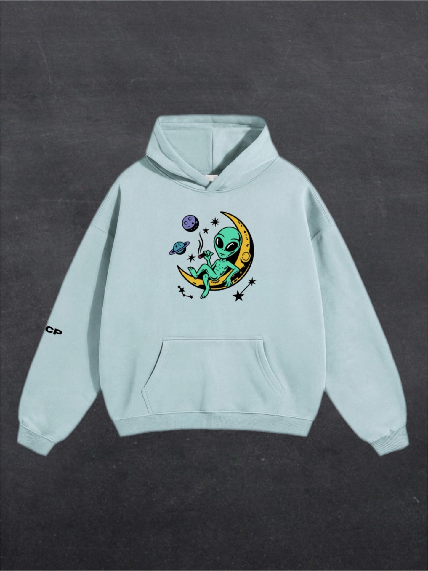 BLAZE ALIEN UNISEX HOODIE - FRONT PRINT (multiple colours)