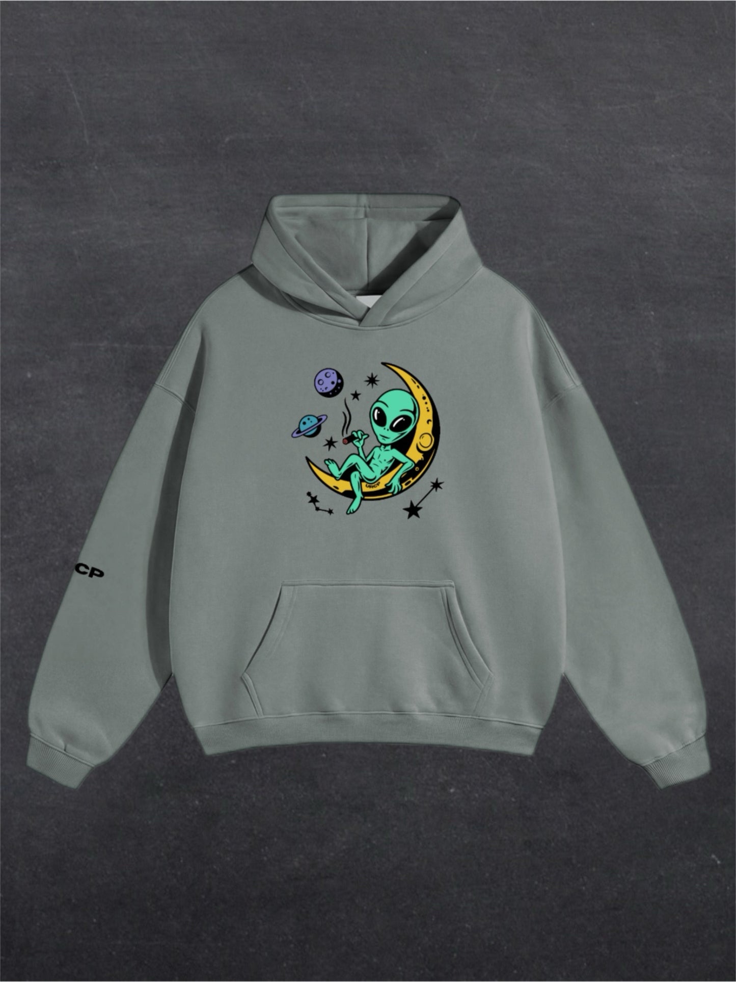 BLAZE ALIEN UNISEX HOODIE - FRONT PRINT (multiple colours)