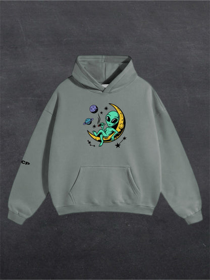 BLAZE ALIEN UNISEX HOODIE - FRONT PRINT (multiple colours)